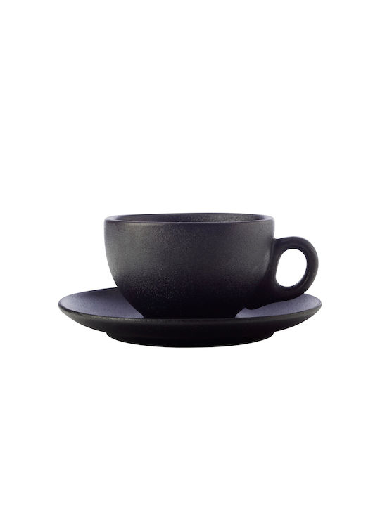 Maxwell & Williams Caviar Coupe Cană Maro Din porțelan Negru 250ml