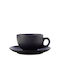 Maxwell & Williams Caviar Coupe Cană Maro Din porțelan Negru 250ml