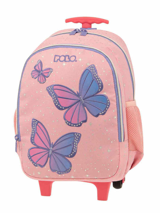 Polo School Bag Trolley Kindergarten in Pink color