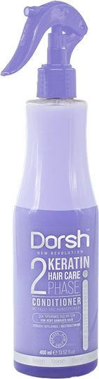 Dorsh New Revolution Keratin Two Phase Балсам без отмиване за Всички типове Коса 400мл