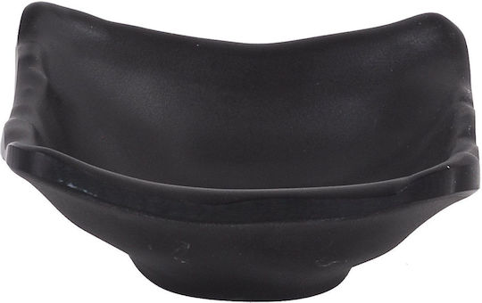 JDS Dip Serving Bowl Square made of Melamine Black 9x9cm