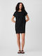 Summer Mini T-Shirt Dress Black