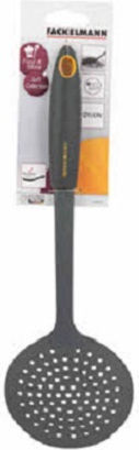 Fackelmann Shallow Slotted Spoon Plastic Gray 6.5cm