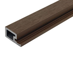 Showood Garduri Deck de Grădină din PVC 2.5x4.9...