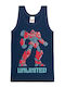 Minerva Robot Kinder-Unterhemd Tank-Top Marineblau