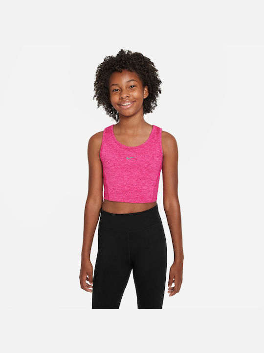 Nike Kids' Bralette Tank Top Fuchsia