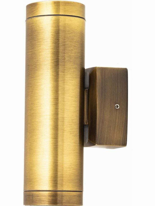 Lido Wandmontiertes Außen-Spotlight GU10 IP64 Doppelstrahl