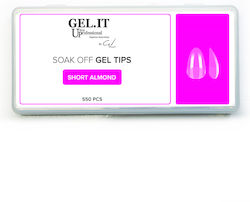 GEL.IT.UP Gel Transparent False Nail Tip Transparent 240pcs 47861