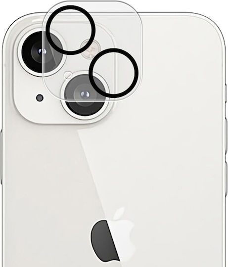 Lito S+ Camera Protection Tempered Glass Transparent / Black for the iPhone 14 / 14 Plus