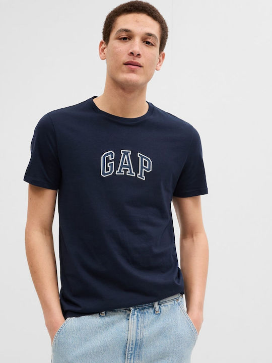 GAP Ανδρικό T-shirt Κοντομάνικο Μπλε