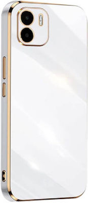 Bodycell Gold Plated Coperta din spate Silicon Alb (Redmi A1) BG-00138