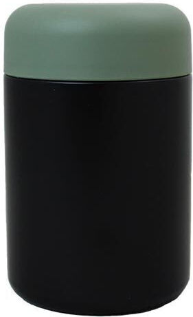 Lunchbox Isolierte Lunchbox Inox Schwarz 600ml 1Stück