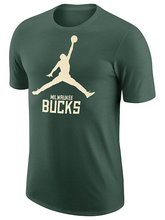 Jordan Ανδρικό T-shirt Κοντομάνικο Πράσινο