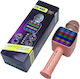 Μικρόφωνο Karaoke Ασύρματο ZX800 889442_pi Ροζ