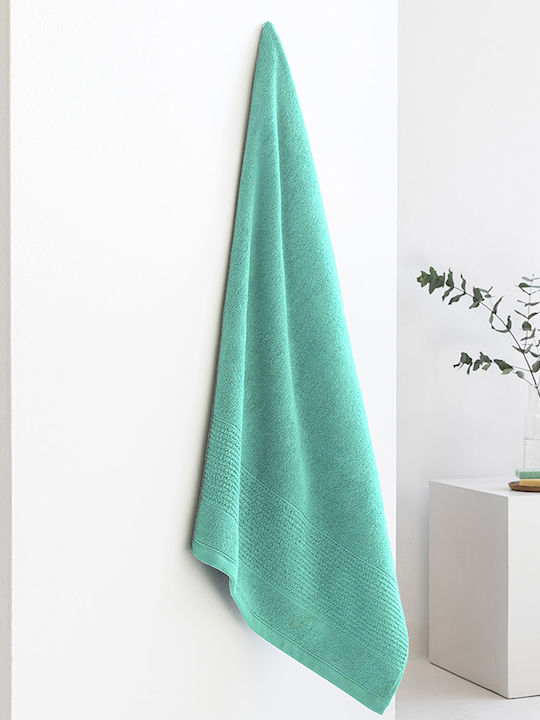 Palamaiki 3pc Bath Towel Set Roke Turquoise Weight 600gr/m²