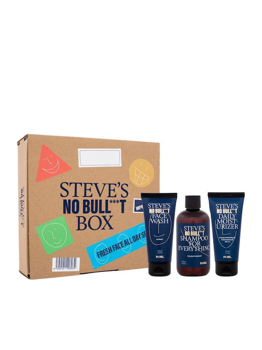 Steve's No Bull***t Box Fresh Face All Day Комплект за грижа за кожата за Почистване на лицето Steve's No Bull***t Box Fresh Face All Day Комплект за грижа за кожата за Почистване на лицето