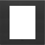 Vimar Switch Frame Black 22668.03