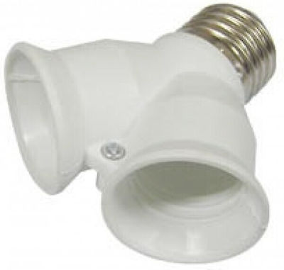 Jager Socket Extension for E27 White D-E27/2E27