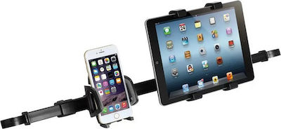 Mobile Phone Holder Car with Adjustable Hooks Black