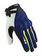 LS2 Dart II Summer Men's Motorcycle Gloves Blue H V Yellow
