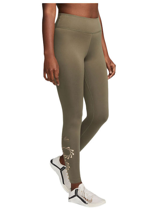 Therma-FIT One Women's Long Training Legging Khaki