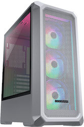 Cougar Archon 2 Mesh RGB Gaming Midi Tower Κουτί Υπολογιστή με Πλαϊνό Παράθυρο Black