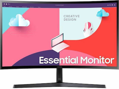 Samsung S24C366EA VA Curved Monitor 24" FHD 1920x1080 με Χρόνο Απόκρισης 4ms GTG