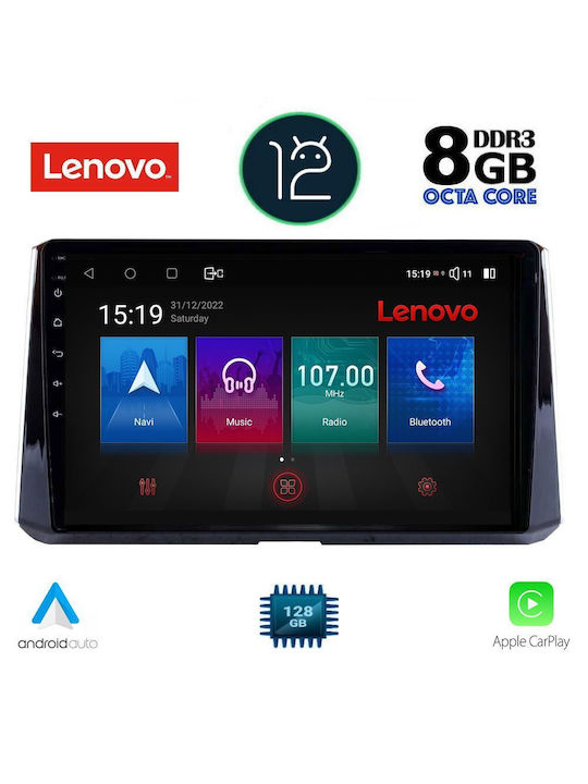 Lenovo Sistem Audio Auto pentru Toyota Corolla 2019> (Bluetooth/USB/WiFi/GPS) cu Ecran Tactil 10.1"