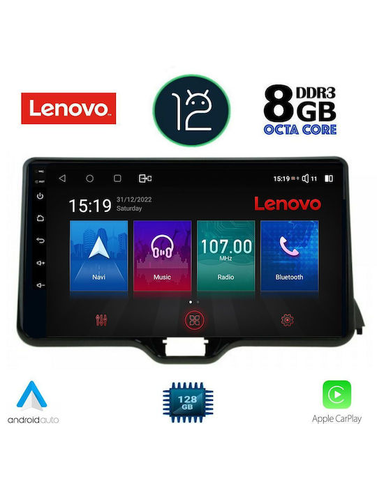 Lenovo Ηχοσύστημα Αυτοκινήτου για Toyota Yaris (Bluetooth/USB/WiFi/GPS) με Οθόνη Αφής 10.1"