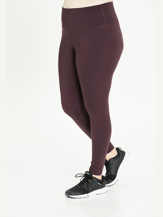 Q Plus Size Leggings Lucy W Long Tights - 4150 Purple Grape