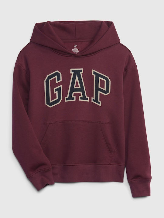 GAP Kinder Sweatshirt mit Kapuze und Taschen Lila