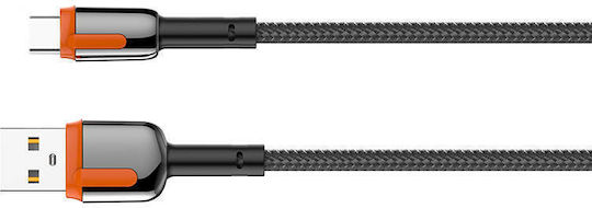 Ldnio Braided USB 2.0 Cable USB-C male - USB-C male Black 1m (LS591)