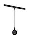 Lucide Lightning Favori Black Ceiling Light Rail with GU10 Socket