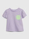 GAP Kids Blouse Short Sleeve Lilac