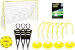Τέρμα Ποδοσφαίρου Kickmaster Ultimate Football Challenge Set, Μαύρο-Κίτρινο, MV-097