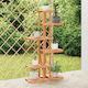 vidaXL Blumentopf-Regal Holz Braun 75cmx25cmx14...