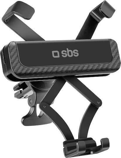 SBS Gravity Lock Suport Auto pentru Telefon cu cârlige reglabile Neagră
