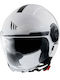 MT Viale SV White Gloss Κράνος Μηχανής Jet ECE 22.06 1150gr με Sunvisor