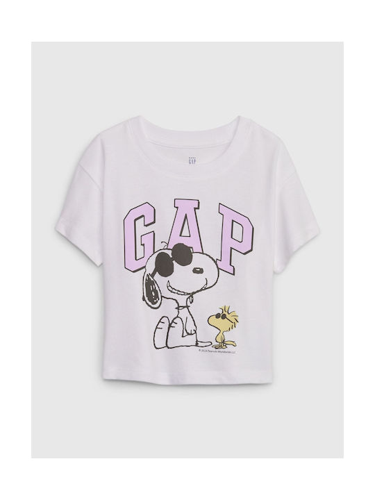 GAP Tricou pentru copii Alb