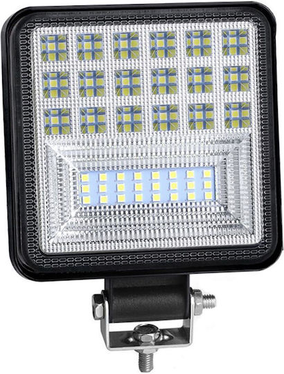 Factory Squareς Waterproof Headlights Car LED 12V 126W 11cm with White Lighting 1pcs
