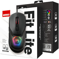 Marvo Fit Lite RGB Gaming Ποντίκι 12000 DPI Μαύρο