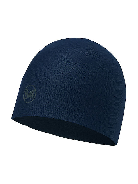 Buff Safety Reversible Microfiber Hat Reflective Solid Navy Σκούφος Σκουφάκι Τρεξίματος Μπλε