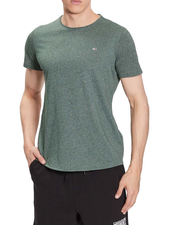 Tommy Hilfiger Ανδρικό T-shirt Κοντομάνικο Πράσινο