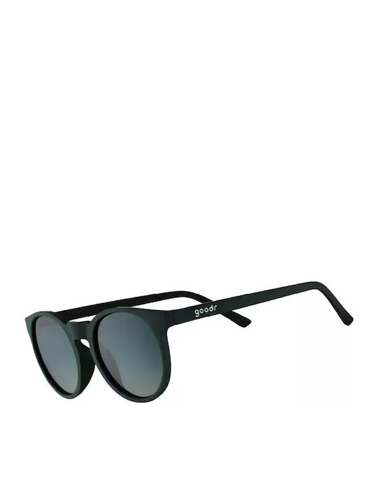 Goodr I Have These On Vinyl Unisex Sunglasses with Black Plastic Frame and Gray Lens