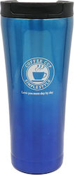 Factory Glass Thermos Stainless Steel 500ml Blu...