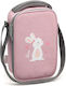 Kiokids Lovely Bunny Kids' Insulated Lunch Bag Handbag 2.5L Pink 25x7x27cm