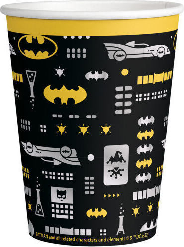 Amscan Batman Glass for Party 8pcs