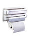 Distribuitor de role Montat pe perete Plastică Albă 37.8x18.2x7cm 000.230.1391