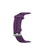 Silicone strap easy click Purple 18mm