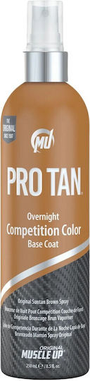 Pro Tan Overnight Competition Color Base Coat Self Tanning Spray Σώματος Dark 250ml